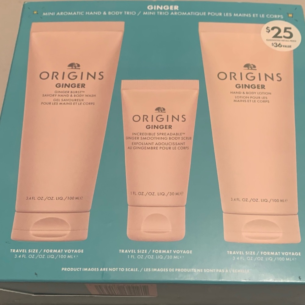 Origins Ginger Aromatic Hand & Body Trio